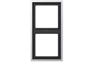 JUNG AL2982 Macro, Acabados, Metálicos Aluminio, Doble, 81 X 152mm