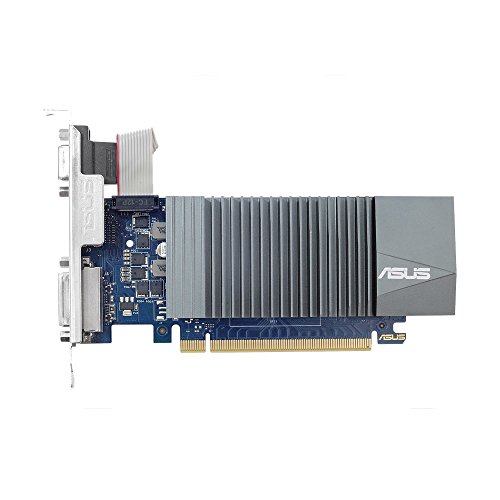 ASUS GT710-SL-1GD5 GeForce GT 710 1GB GDDR5 - Tarjeta gr  fica  GeForce GT 710  1 GB  GDDR5  32 bit  2560 x 1600 Pixeles  PCI Express x16 2 0 