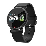 L&Jing Bluetooth Smartwatch Fitness Uhr Intelligente Armbanduhr Fitness Tracker Smart Watch Sport Uhr Mit Kamera Schrittzähler Schlaftracker Romte Capture Kompatibel Mit Android Smartphone,Black