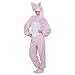 Produktbild Amakando Plüschkostüm Schwein mit Maske Schweinekostüm M/L 175 cm Plüschoverall Schweinchen Ganzkörperanzug Tierkostüm Ganzkörperkostüm Fasching Jumpsuit Erwachsene