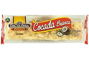 Barre de noix de coco, paquet 130g - Cocada Branca DACOLONIA 130g