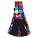 GOMAMA® Baby sling One Size Wrap Carrier With Bags Fits to Newborn Baby (Black Colorful)