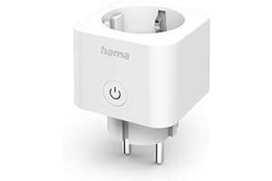 Hama WLAN Steckdose (Matter Smart Home, universal, WLAN gesteuert mit App und Sprachsteuerung, mit Strommessung, Smart Home Steckdose als Zeitschaltuhr, 3680W)