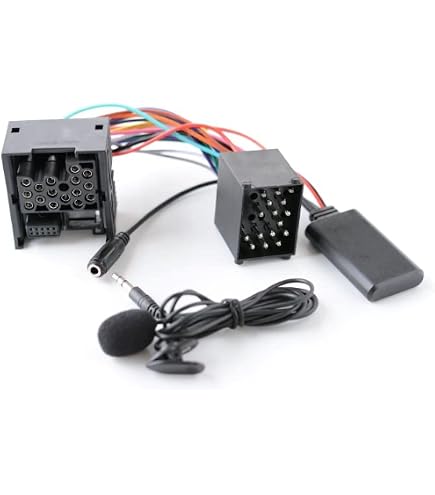 LeHang Adattatore Bluetooth 5.0 Per Auto – Kit Handsfree E AUX Per BMW E46 Serie 3 (2002-2006), Con Microfono E Cavo Sostitutivo - 3