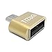 TIZUM Micro USB 2.0 OTG Host USB Power for Smartphones and Android Tabs (Gold) RS.125.00