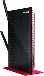 Netgear AC1200 High Power 700mW Dual Band Wi-Fi Range Extender - Desktop with 5 Ports (EX6200)