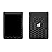 Produktbild Apple iPad 9.7 (2018) Tablet Design Schutzfolie Designfolie Skin Faceplates Schutz Folie Motiv Carbon Schwarz (Herstellung in Deuschland )