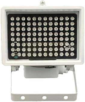 DMetric IR Illuminator, 850nm Infrared 96 LED Night Vision Waterproof Lamp for Indoor Outdoor Security CCTV Camera, Long Range 80m (263 feet) and Standard Angle 45 Degree
