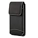 Produktbild DFV mobile - Belt Case Cover Vertical Leather & Nylon for => BLACKVIEW A60 (2019) > Black