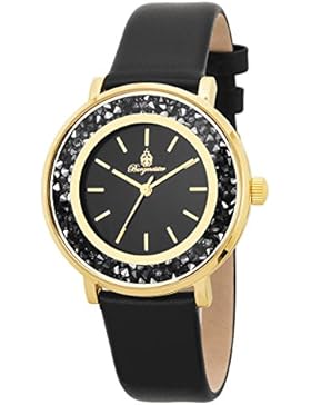 Burgmeister Armbanduhr für Damen mit Analog Anzeige, Quarz-Uhr und Lederarmband - Wasserdichte Damenuhr mit zeitlosem...
