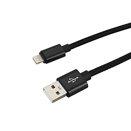 iPhone-Charger-Cable-1-Meter-Lightning-Data-Cable-Nylon-Braided-Apple-Charging-Cable-for-iPhone-77-Plus6s6s-Plus66-Plus55S5CSE-iPad-Pro-Air-iPad-Air-12-iPad-Mini-234-Black-Pack-of-31m