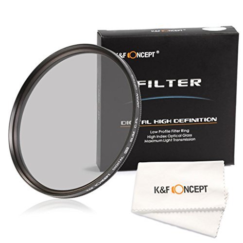 K F Concept Filtre Polarisant 82mm Filtre CPL rev tement multiple en verre filtre polarisant circulaire pour Canon Nikon avec objectif et chiffon de nettoyage en microfibre K F Concept Filtre Polarisant 82mm Filtre CPL rev tement multiple en verre filtre polarisant circulaire pour Canon Nikon avec objectif et chiffon de nettoyage en microfibre