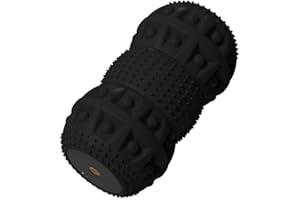 Sharper Image Trigger Point Muscle Tissue Relaxing Recovery Massage Roller Black