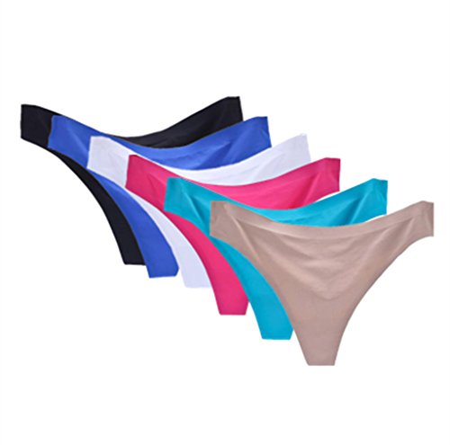 Book's Cover of Bonjouree Shorties Femmes Slips Sans Couture De Soie Glace Invisibles Strings