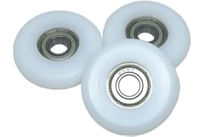 SMYZJ OD 38mm Rowing Machine Rollers 8x38x10mm BSR69838-10 POM Rower Wheel Plastic Coated Bearing Wheels 8 * 38 * 10