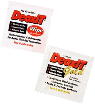 Caig Labs DeoxIT D-Series and G-Series Wipes, Pack of 2, K-D1W, K-G1W