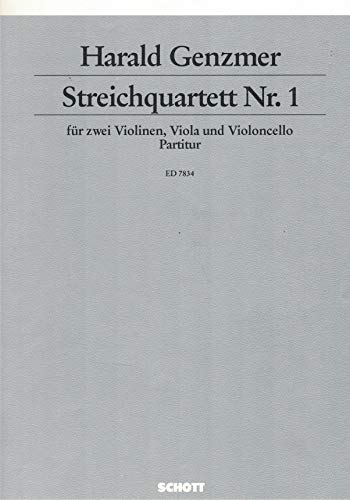 Preisvergleich Produktbild Streichquartett Nr. 1: GeWV 335. Streichquartett. Partitur.