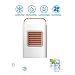 Produktbild Mobile Klimaanlage Verdunstungskühler Mini Air Cooler Luftkühler Abkühlen Ventilator Luftbefeuchter USB Tragbar Fan mit LED Atemlicht, 3 Speed, für Büro, Haus, Reisen, Schlafsaal VNEIRW (Pink)
