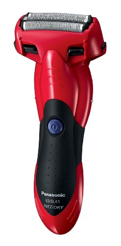 Panasonic ES-SL41 4-Blade Electric Shaver Wet/Dry with Pop-up Trimmer for Men, Red