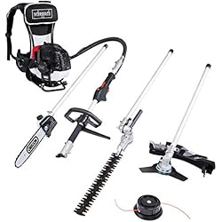 Scheppach 5904805903 Outil-Multifonctions (Moteur Dorsal) 4en1 Thermique 2 Temps 51,7 cm3-mfh5300-4bp