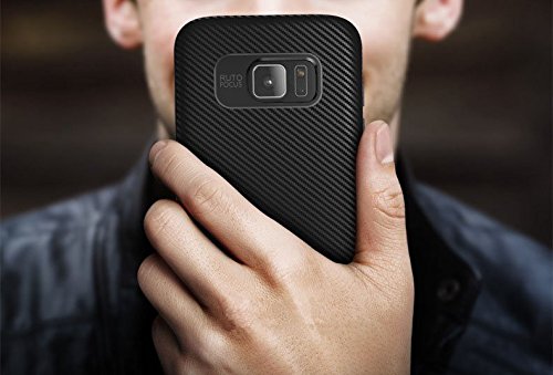 iMounTop Samsung Galaxy S7 Edge Hülle Case Tasche Zubehör Gehäuse Rahmen Fall Etui Soft TPU + PC Anti-stoß Schutzhülle Tasche Schale für Samsung Galaxy S7 EDGE Smartphone (5,5 Zoll (13,9 cm), Grey) - 7