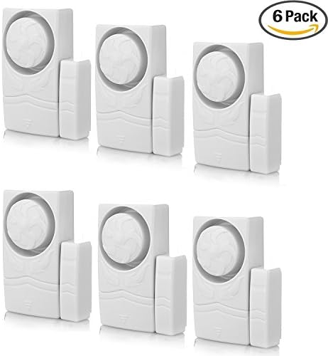 KEYE Wireless Mini Magnetic Home Security Door Window sensor Burglar Alarm Loud 110 dB