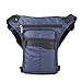 Produktbild JAGENIE Herren Wasserdichte Oxford Taille Beintasche Drop Reise Reiten Motorrad Taktische Tasche, Oxfordgewebe, blau, 18x6x30