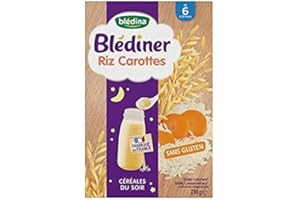 Blédina Blédiner Riz Carottes +6m 210g