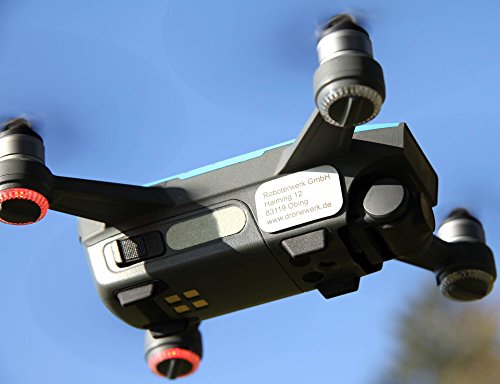 Preisvergleich Produktbild Roboterwerk Drohnen-Kennzeichen aus Aluminium naturbelassen, Drohnenplakette, Plakette Quadrocopter, Kennzeichen Drohne, Drohnenkennzeichen, Drohnen Kennzeichnung, Drohnenkennzeichnung, Modellflug