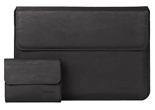 MOSISO Macbook Air   Pro 13 Laptop H  lle Sleeve  Premium PU Leder Laptop case Schutzh  lle Tasche mit Standfunktion f  r MacBook Air 13 Zoll und Macb