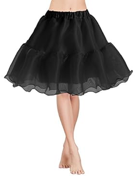 Bbonlinedress Petticoats Kurz Rock Frauen Retros Rockabilly Tanz Party Unterrock