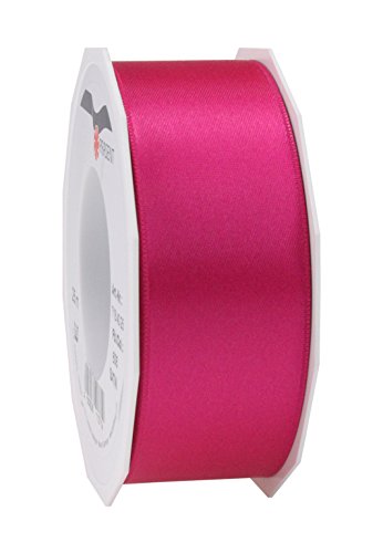 Satin Ribbon Magenta 40 mm width, 25 m length