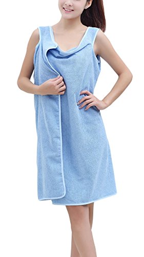 UTOVME Multifunktions Absorbent Bademantel für Damen,Weiche Mikrofaser Handtuch Leicht Tragbar als Wickelnkleid in vielen modischen Farben