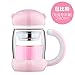 Produktbild KYDJ ® Glas Wasser Tasse Kreative Büro Leicht Tragbare Hitzebeständige Tasse Tassen, Double Barbie Pulver