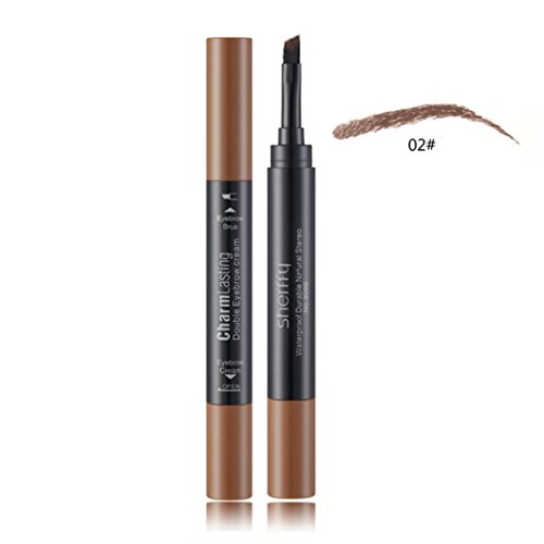 VENMO Makeup Eyebrow Gel with Brush 2017 New Fashion Stylish Cosmetic Eye brow Cream (Dark Brown)