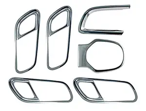 Automaze Interior Decoration Chrome Kit For Honda City 2015-2019 Models, 6 Pc Set, City Car Accessories