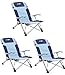 Produktbild Brunner Campingartikel BULA XL Niedriger Strandstuhl, Campingstuhl X 3