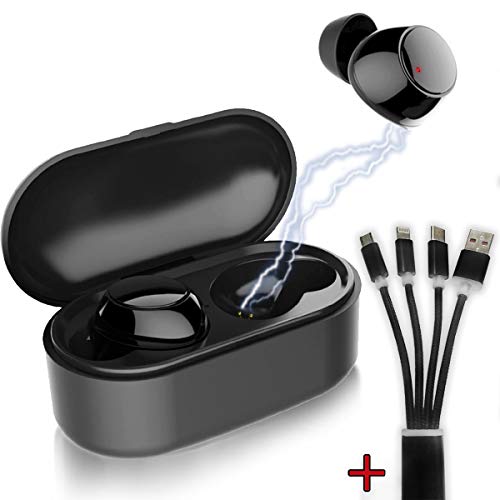 Nakosite BBH2433 auriculares Bluetooth inalambricos deportivos o auriculares los bluetooth inalámbricos para iphone in ear headphones. Cable phone cargador gratis.