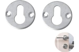 VRX MOSTRINE INTERNE BORCHIA TONDA PER SERRATURA CILINDRO SAGOMATO DIAMETRO 50mm 2 PEZZI