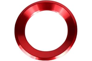 VDARK Steering Wheel Logo Caps Sticker Emblem Badge Logo Cover for Skoda Accessories Interior Decoration Metal Octavia Super Karoq Kodiaq GT Kamiq GT 14 15 16 17 18 19 20 (Red)