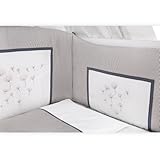 Babyzimmer Felix in akaziengrau 10 tlg. mit 3 türigem Kl. in Blossom Weiß/Grau - 9