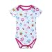 JIAJIA Newborn Baby Girl Cute Animal Short Sleeve Bodysuit Onesies 3-6 Months