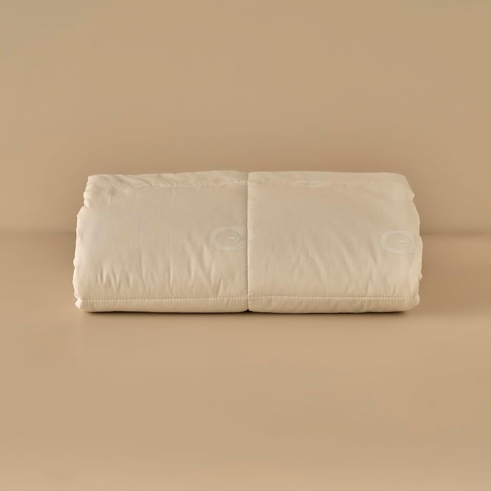 BELLA MAISON Bebek Kapitoneli Dış Kumaş:%100 Pamuk/İç Dolgu:%100 Pamuk Yorgan, Beyaz, 95x145 cm