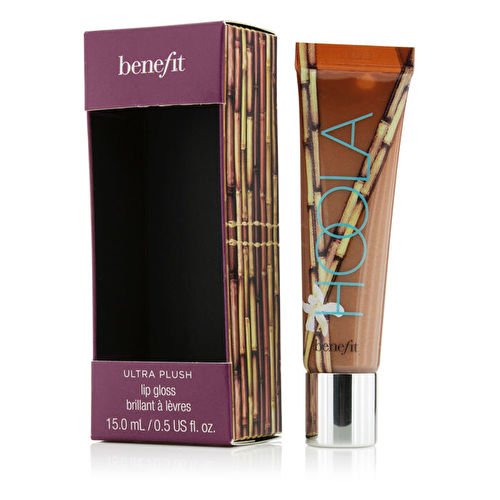 BENEFIT COSMETICS hoola ultra plush shimmering golden nude lip gloss FULL SIZE 15.0 mL / 0.5 US fl. oz. BOXED