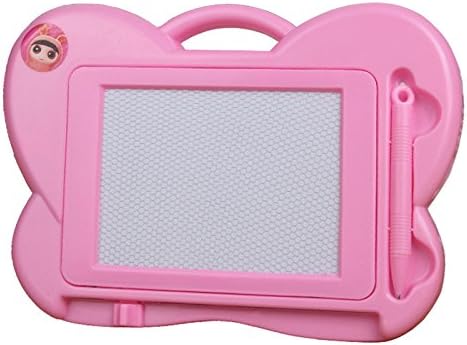 Magnetic Drawing Board , Writing Sketching Pad Magnetic Writing Board Mini Travel Magna Doodle Educational Learning Toy for Toddler / Babies/ Kid (pink)