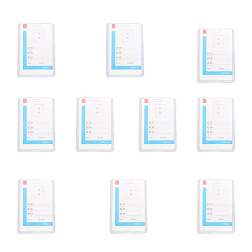 Generic 10pcs Vertical Plastic ID Card Holder Badge Holder RS.240 (70.00% Off) - Amazon