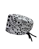 Model: Jack Skellington - Robin Hat - Black and White - Long Hair - 100% Cotton (Autoclave)