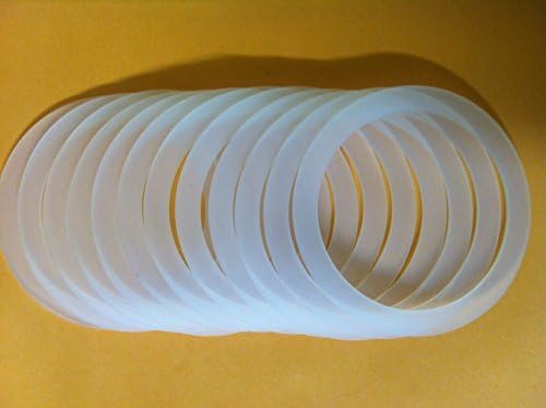 CM Mason, Ball, and Kerr Jar Reusable Wide Mouth Food Grade Silicone Seals (12ct) by Cotton Millz