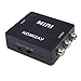 Price comparison product image Highdas Adapter for Mini Box Support 1080P for TV/PC Blue-Ray DVD RCA Composite HDMI to AV Video Audio Converter