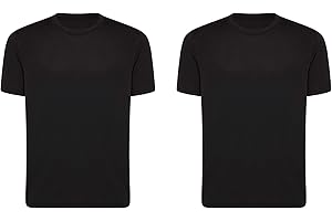 orbiz Confezione da 2 magliette termiche per bambini, unisex, a maniche corte